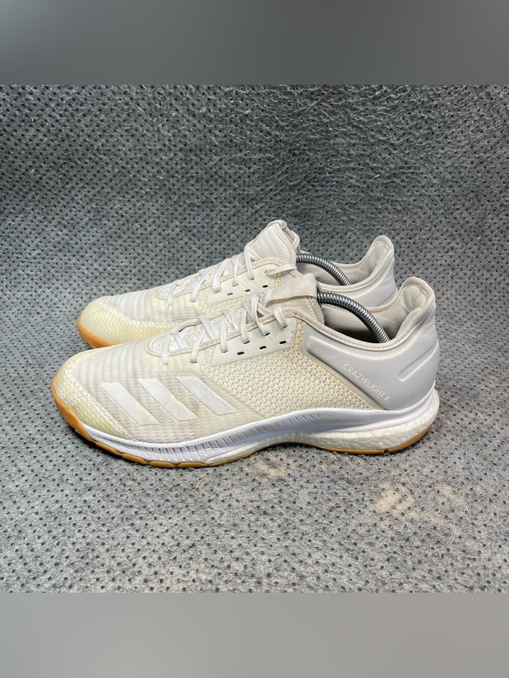 Adidas Crazyflight X3 White Shoes No Insoles Size 11 Women’s